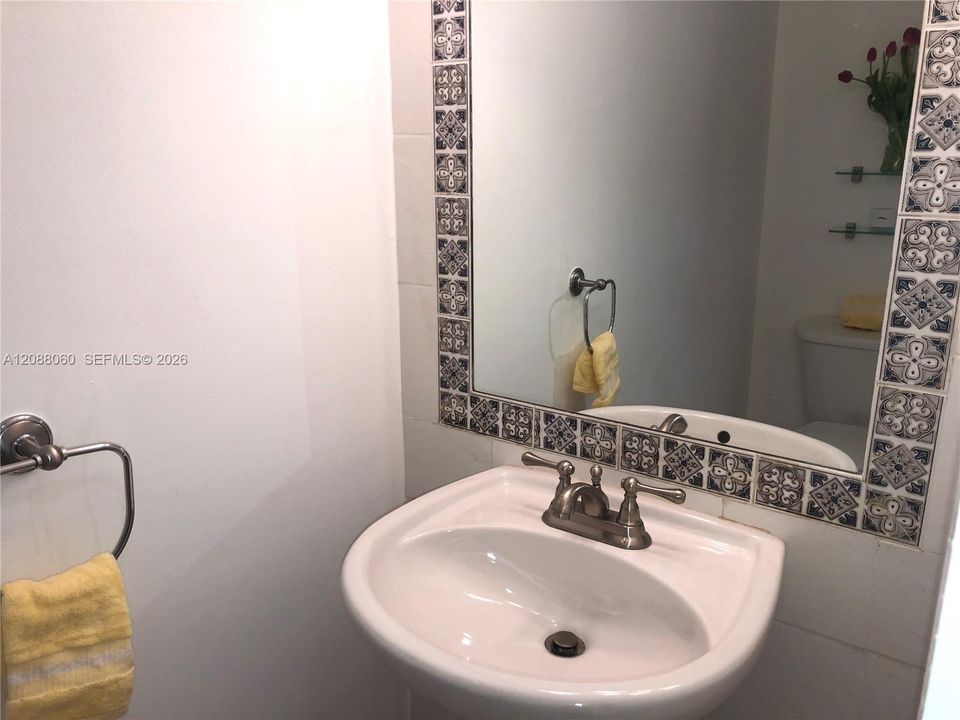 Powder room for guests