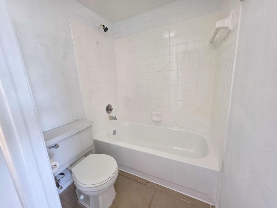 Toilet and tub