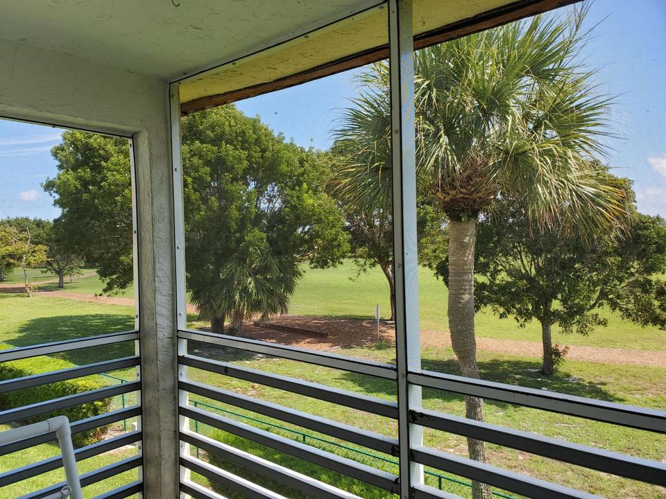 View from patio