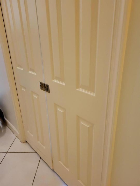 Pocket doors to the Den