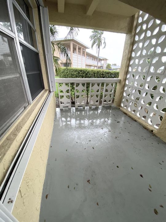 Open front patio