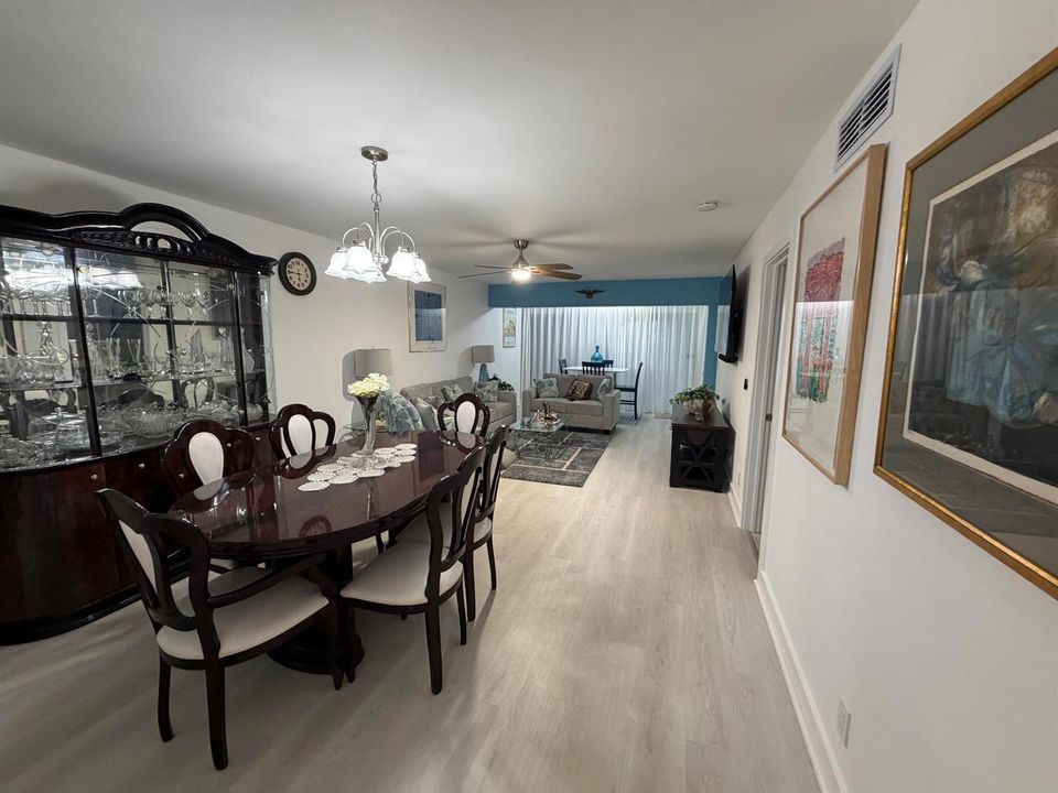 Dining area to living room