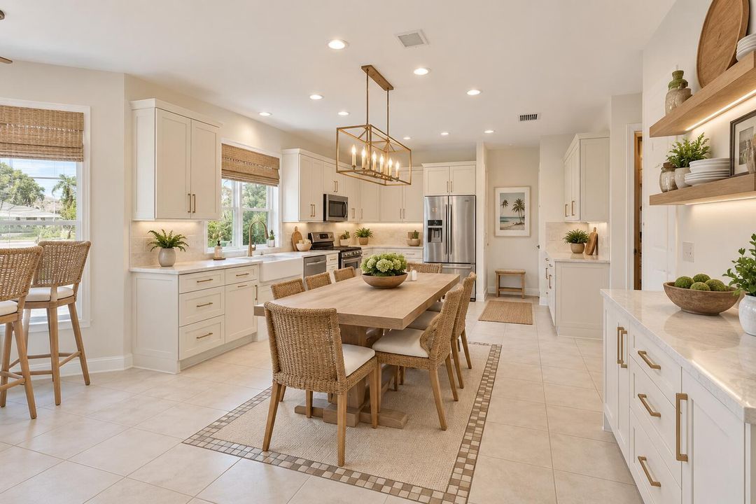 Kitchen virtually improved with AI