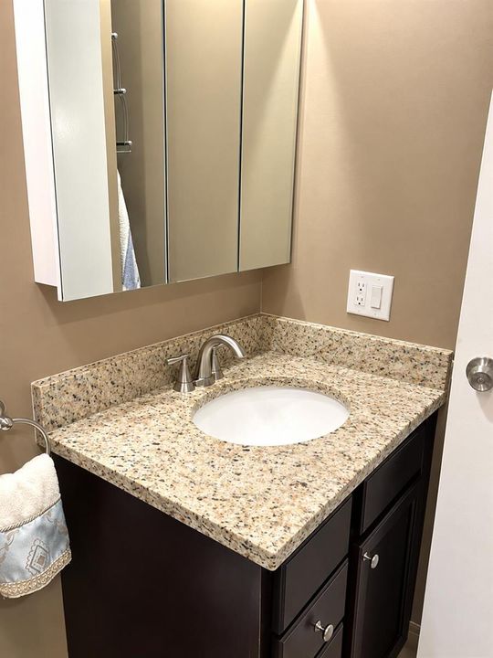updated master bathroom