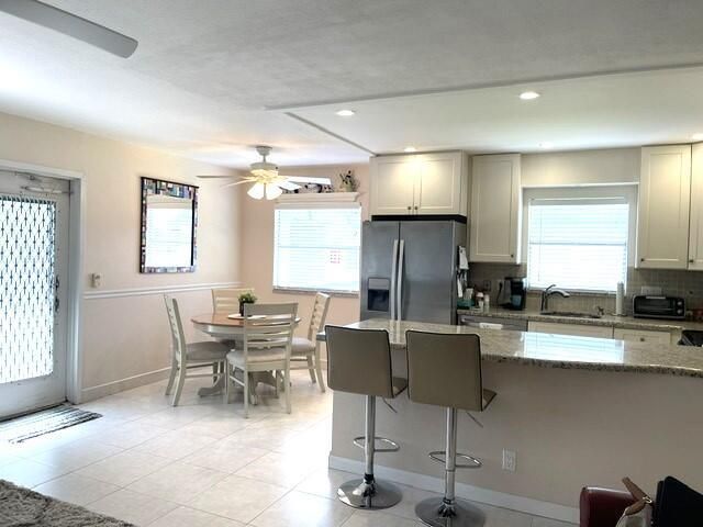 Dining and open concept kitchen