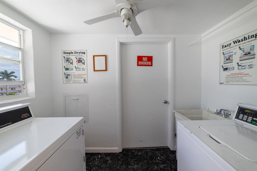 Common Laundry on each level