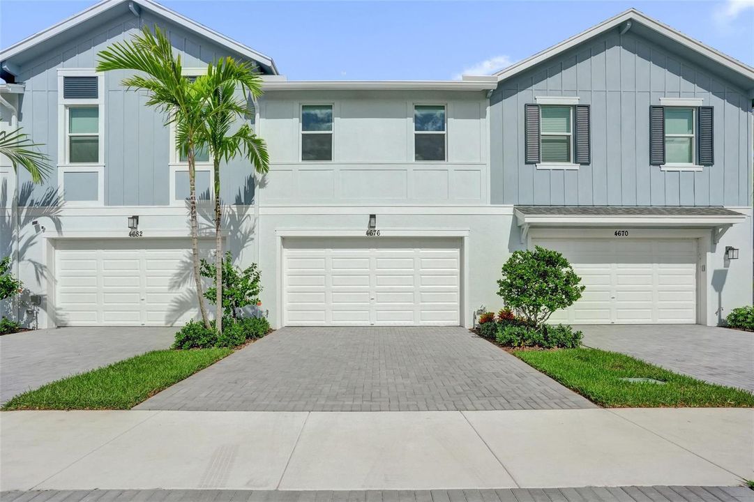 2 car garage and 2 car driveway