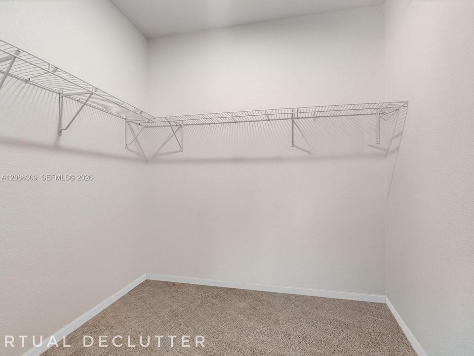 Primary closet