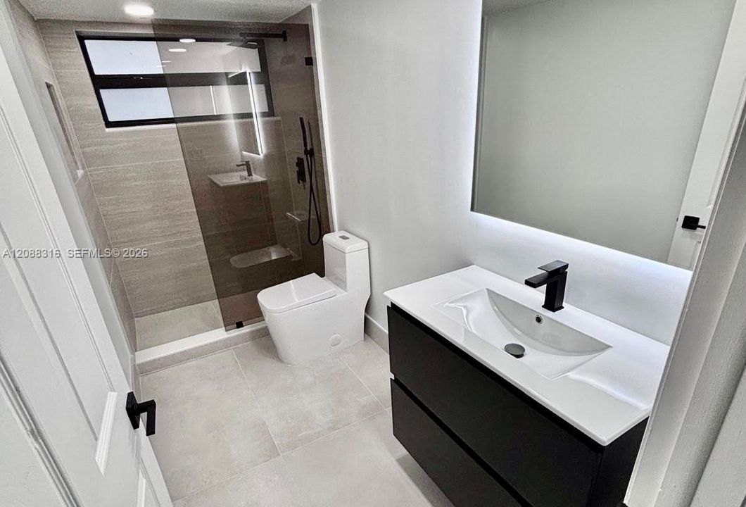 Both bathrooms look like this one.