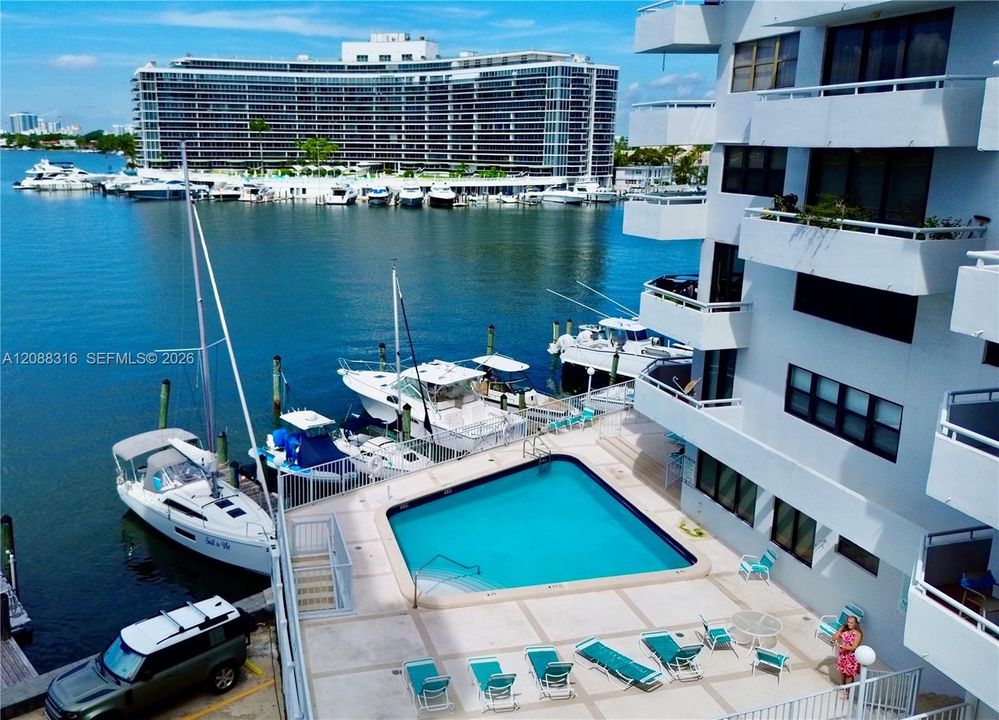 Pool on the water