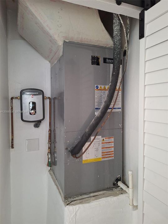 AC tankless water heater
