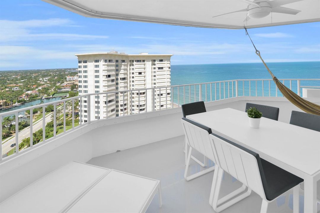 Oversized patio