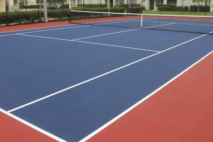 tennis courts