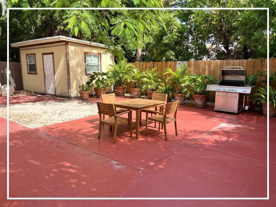 Outdoor BBQ Area