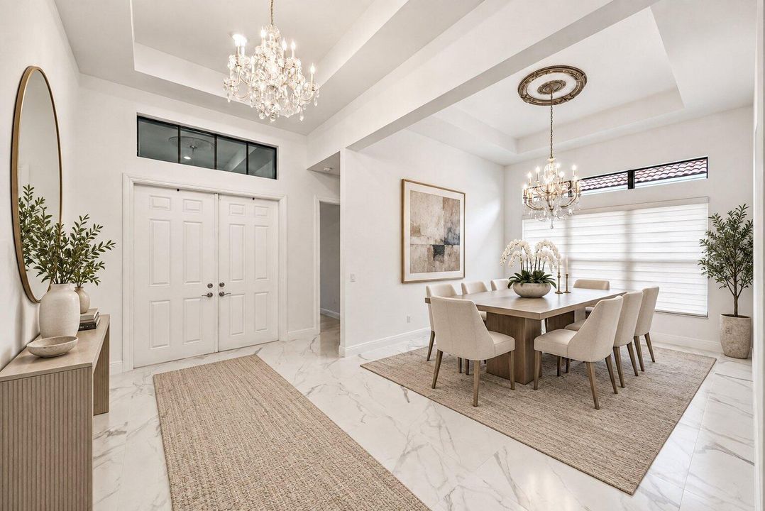 Entry / Dining Staged