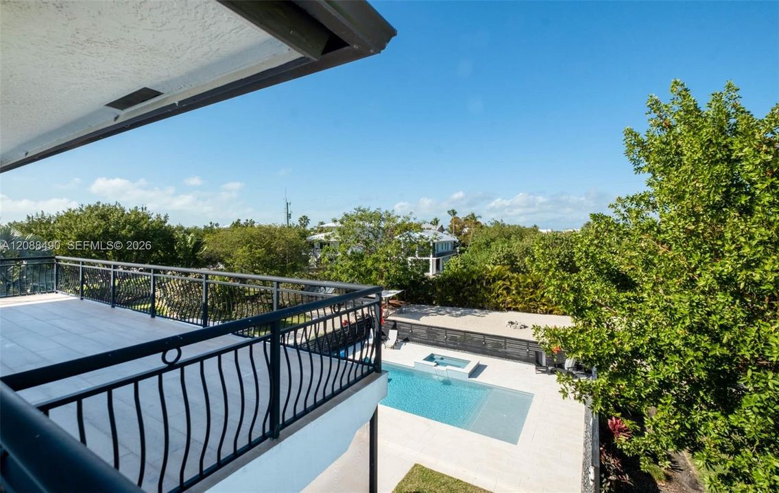 Balcony off primary bath