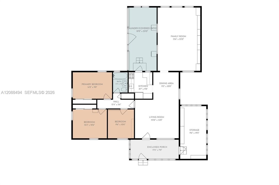En Venta: $499,990 (3 camas, 1 baños, 1950 Pies cuadrados)