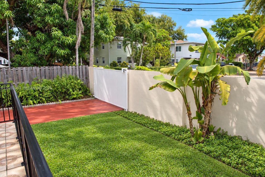 Separate back entrance with private parking