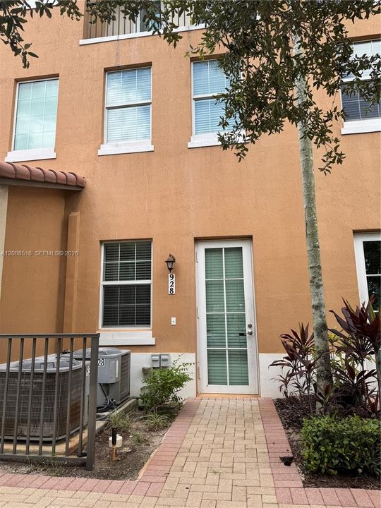 Front door exterior entrance