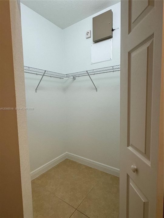 Primary walk in Closet