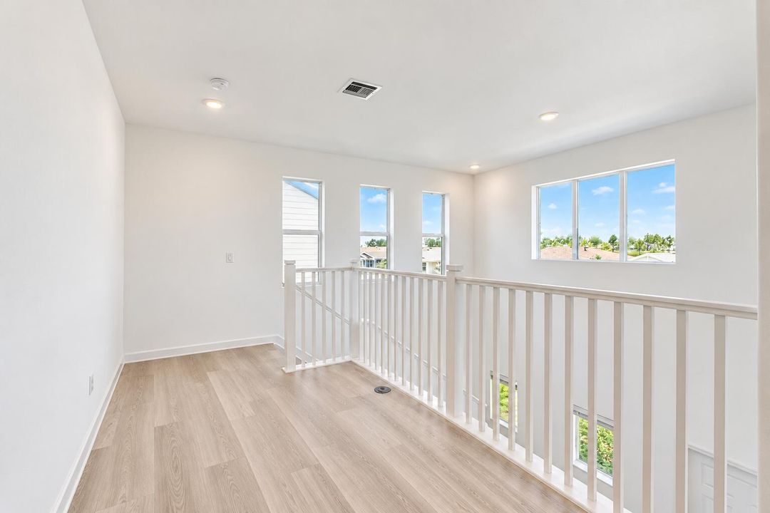 upstairs