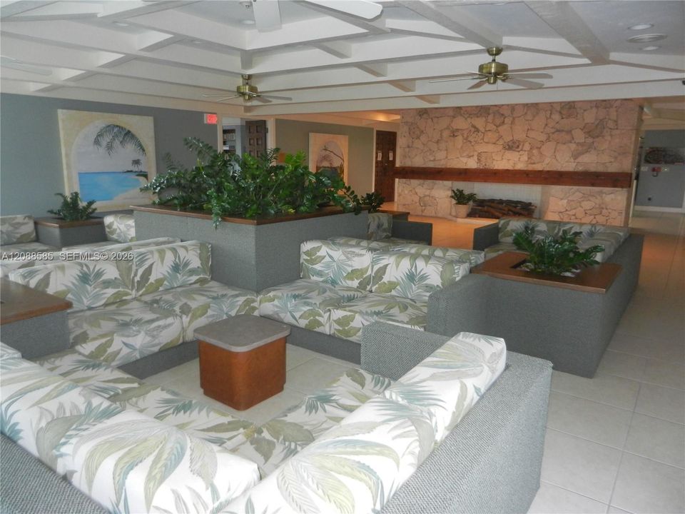 Entertainment area inClubhouse