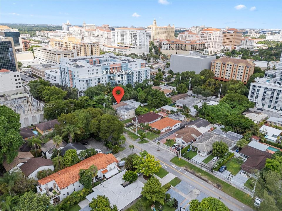Aerial View of the neighborhood