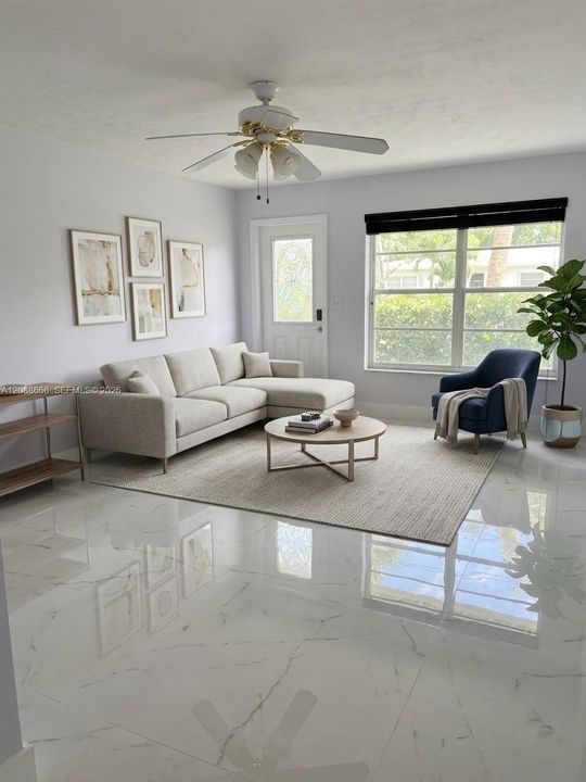 Virtually staged_living
