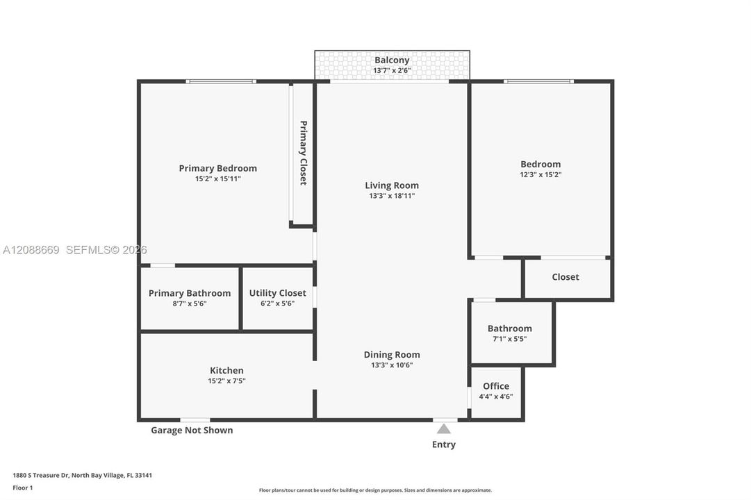 For Sale: $342,000 (2 beds, 2 baths, 1040 Square Feet)