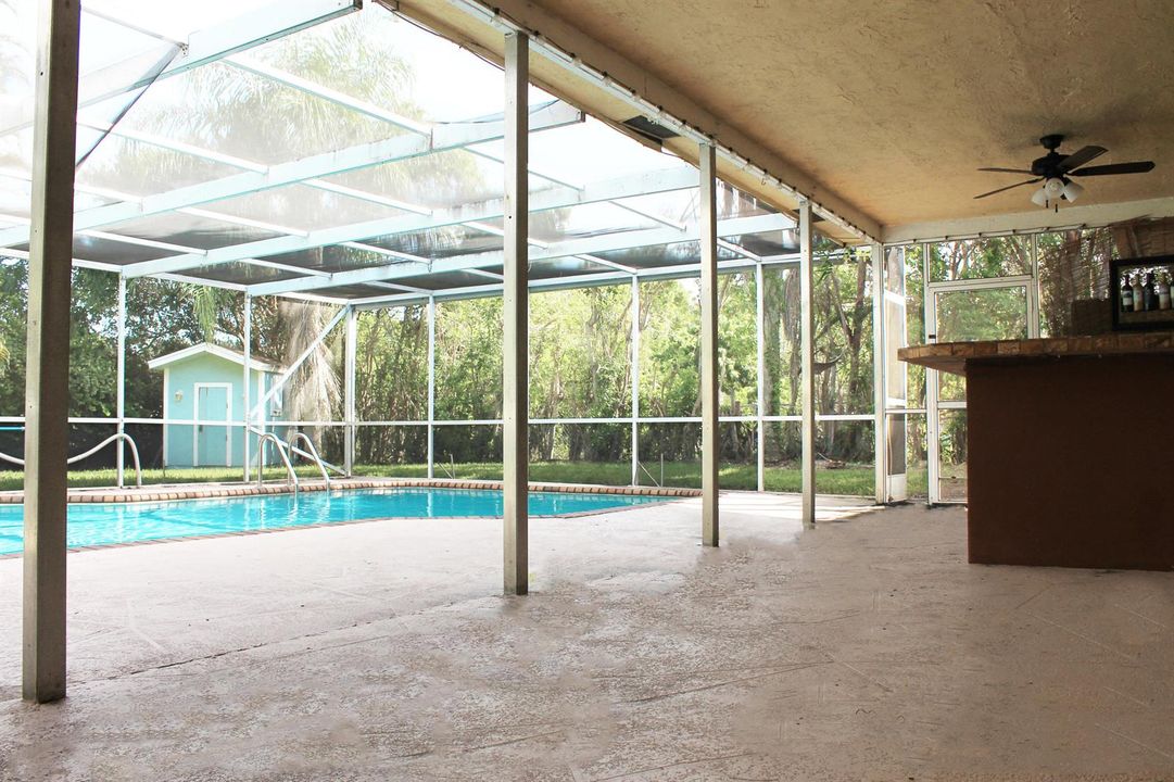 Pool patio