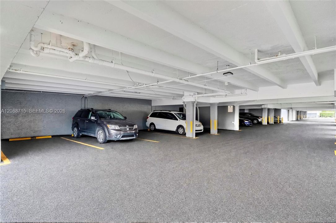 2 parking assigned, 1 covered