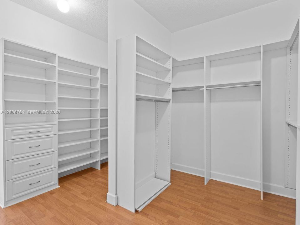 Primary Walking Closet