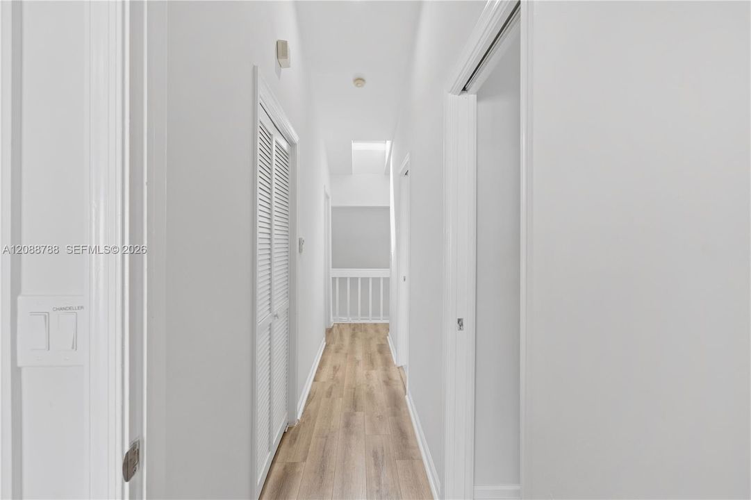 Upstairs bedroom hallway