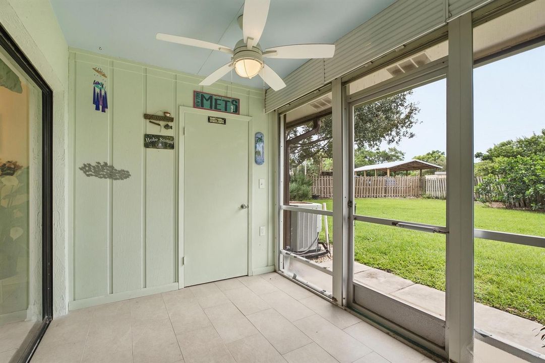 Private Covered Screened Patio
