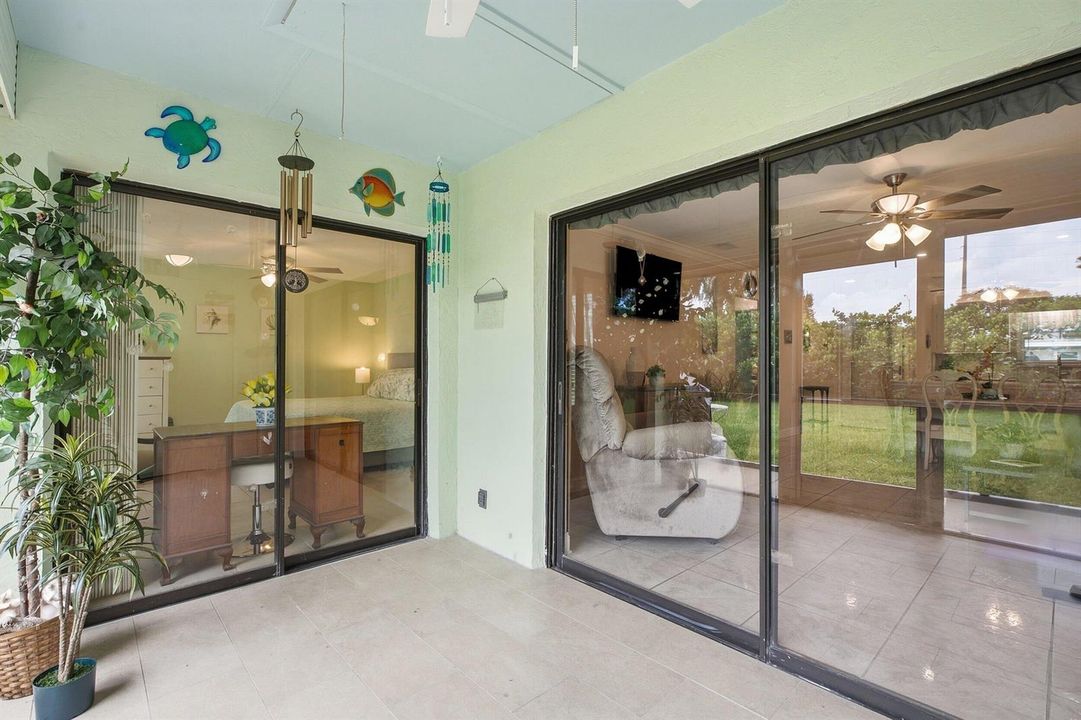 Private Covered Screened Patio