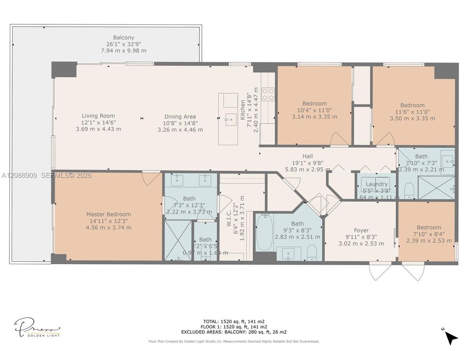 For Sale: $855,000 (3 beds, 3 baths, 1557 Square Feet)