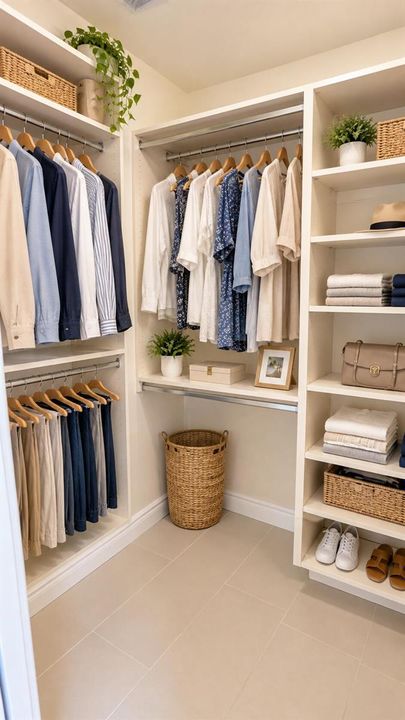 Closet Virtually Staged