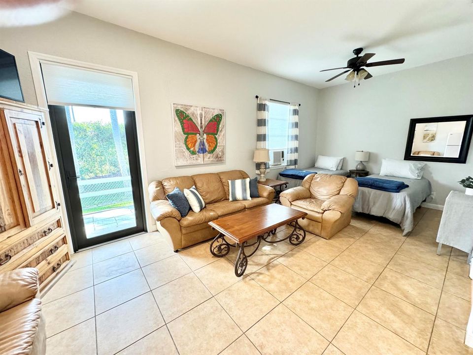 Wide view living area