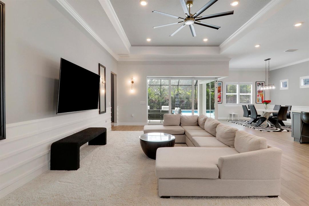 Great Room and Dining Room Area