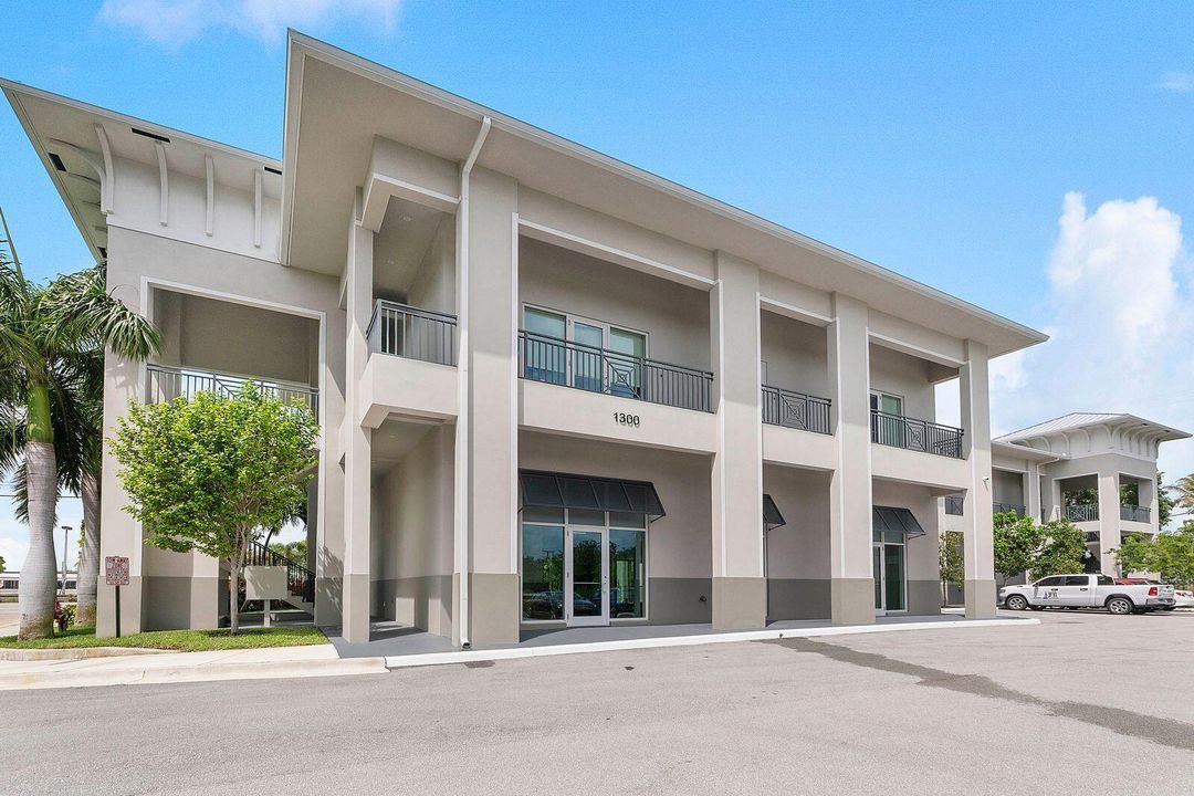 Building exterior from Parking Lot angle