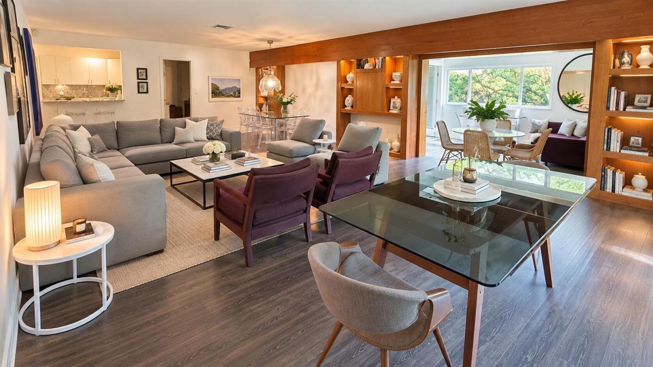 Living and TV room