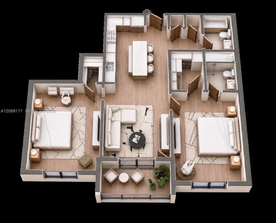 В аренду: $3,199 (1 спален, 2 ванн, 1018 Квадратных фут)