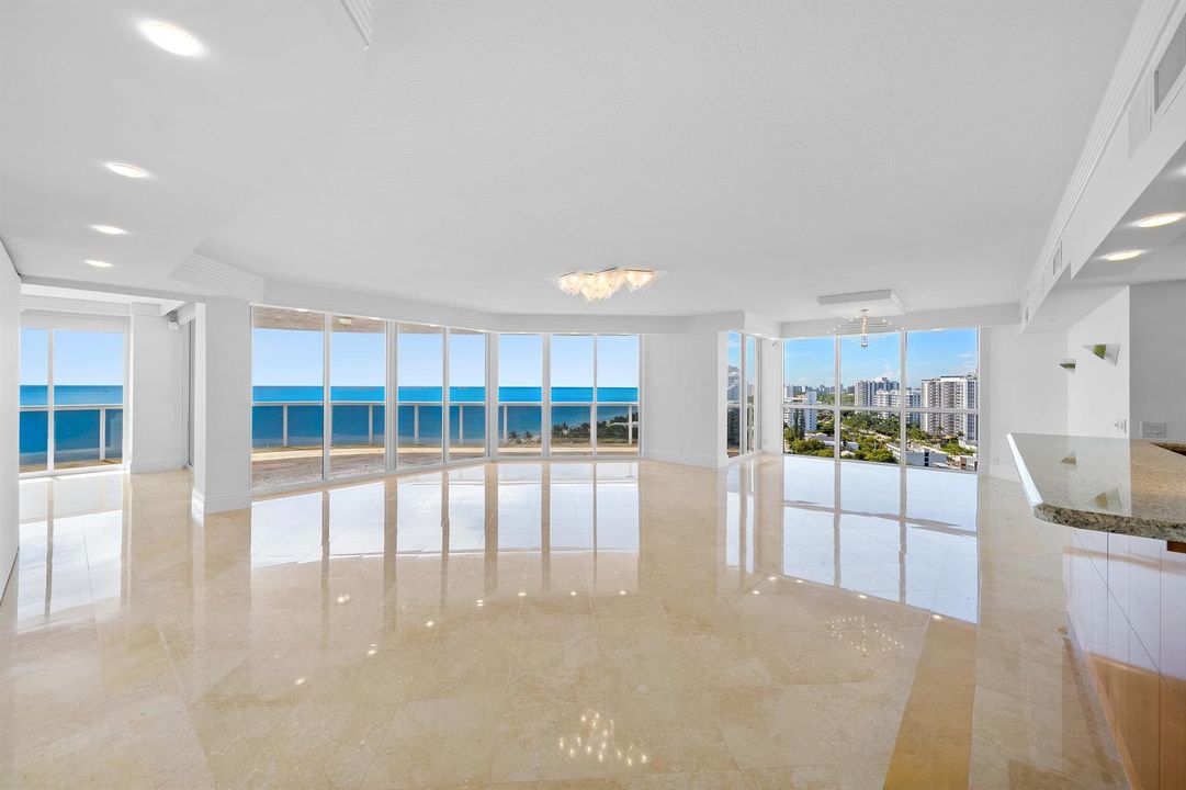 Living Area ocean views