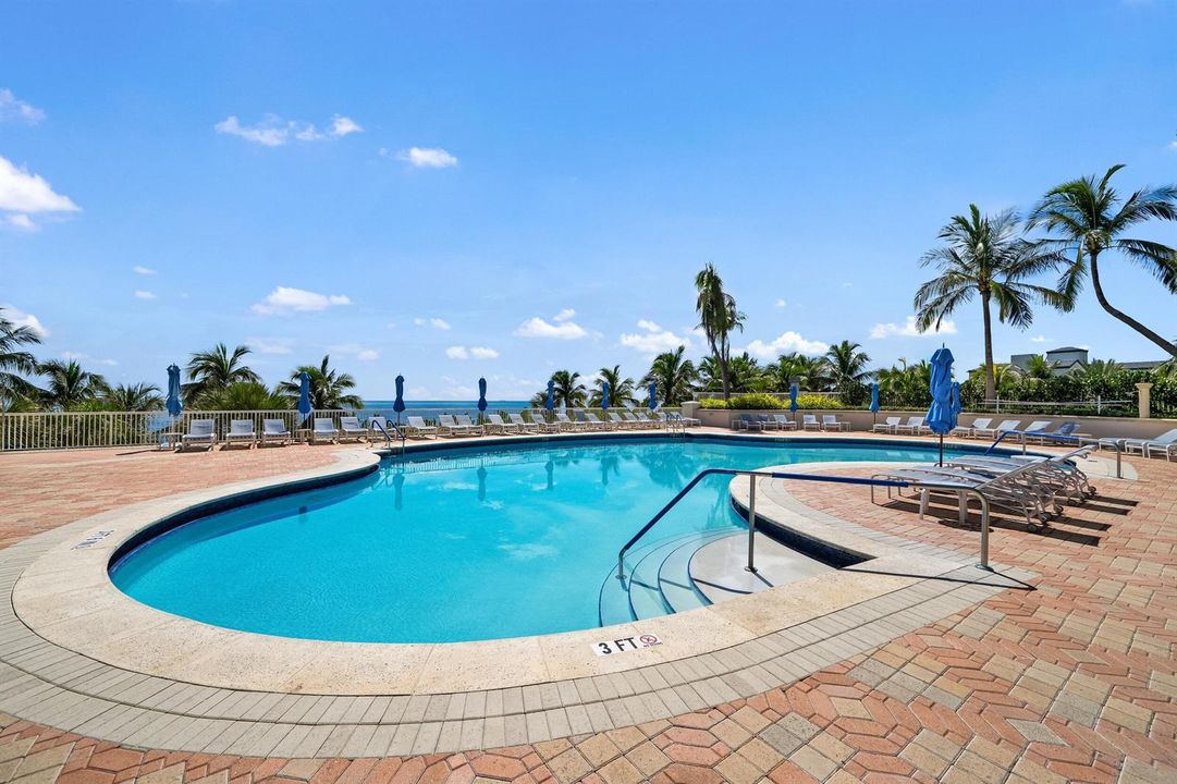 Pool viewing ocean