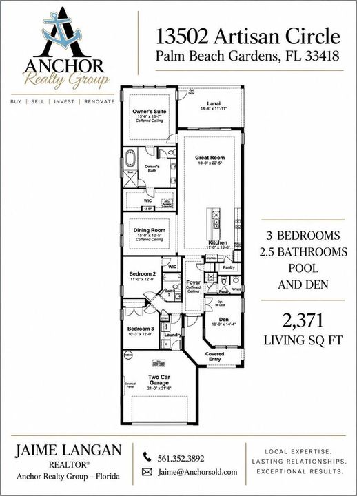 13502 Artisan Circle - Degas Floor Plan