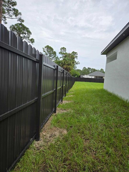 Yard and Fence