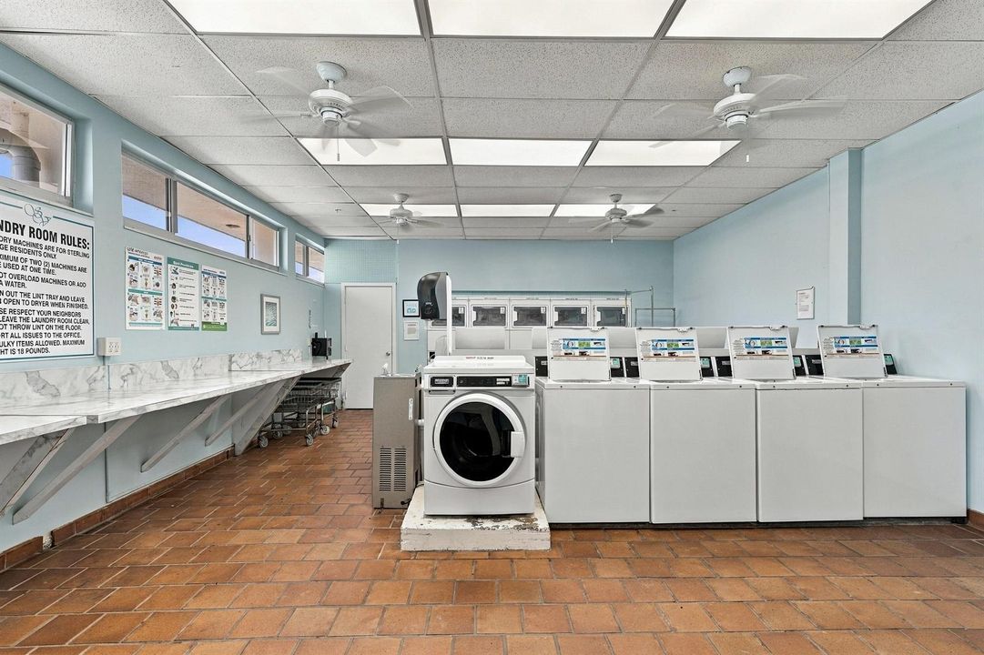 laundry at clubhouse
