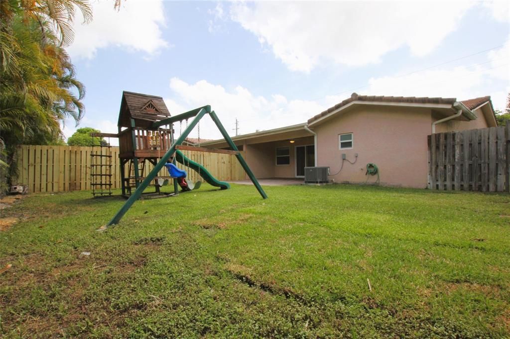 Fenced Backyard