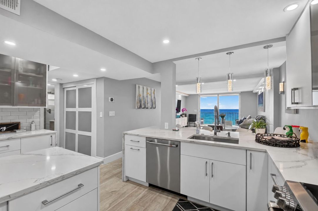 Kitchen view of Ocean -