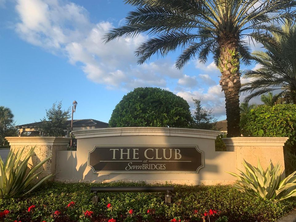 ENTRANCE TO THE CLUBHOUSE